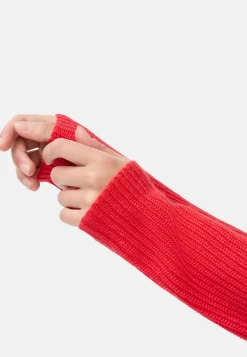 Strickpullover mit V-Ausschnitt