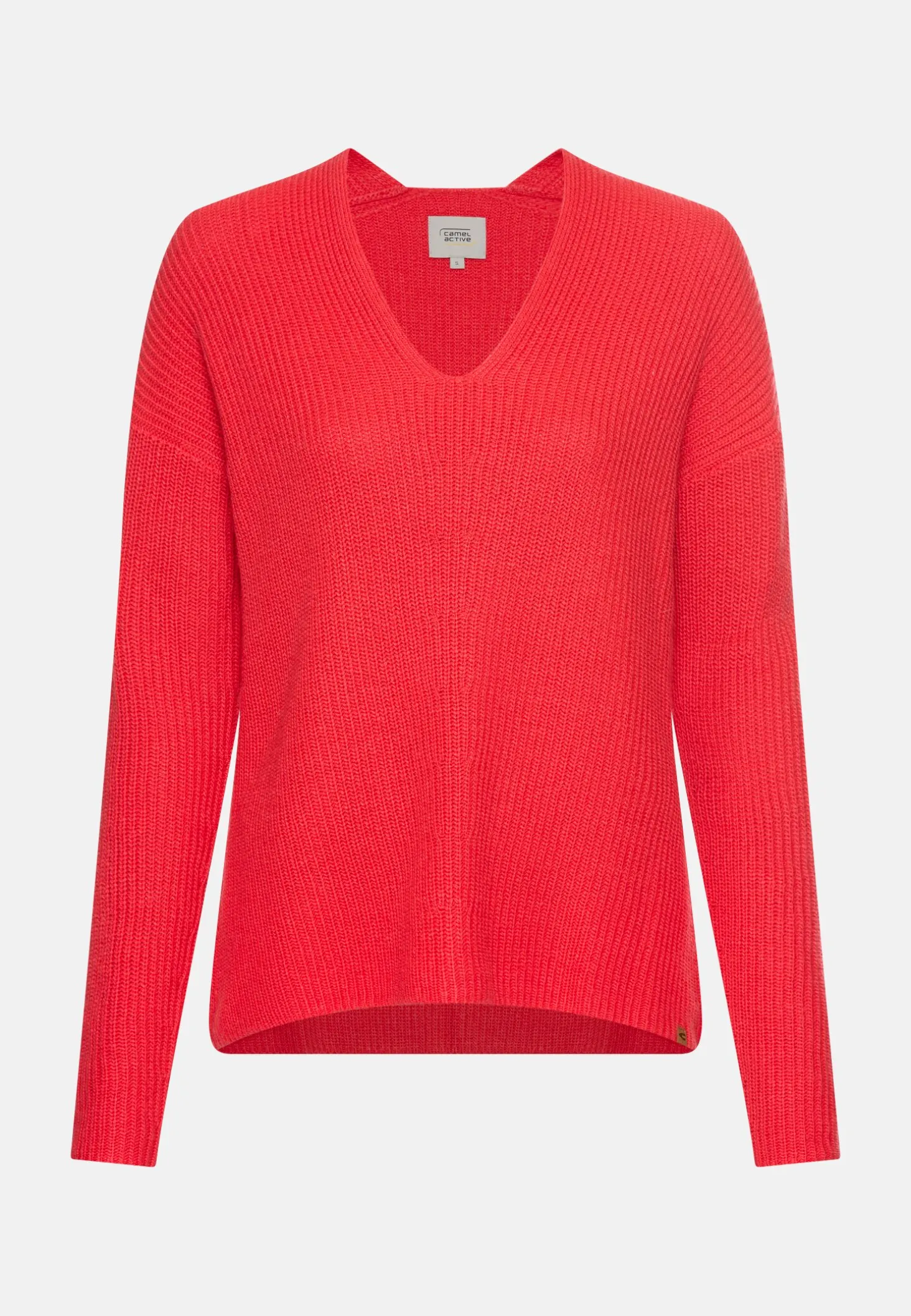 Strickpullover mit V-Ausschnitt