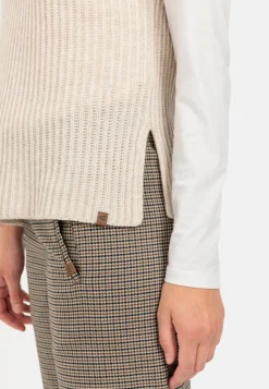 Strick-Pullunder mit Turtleneck