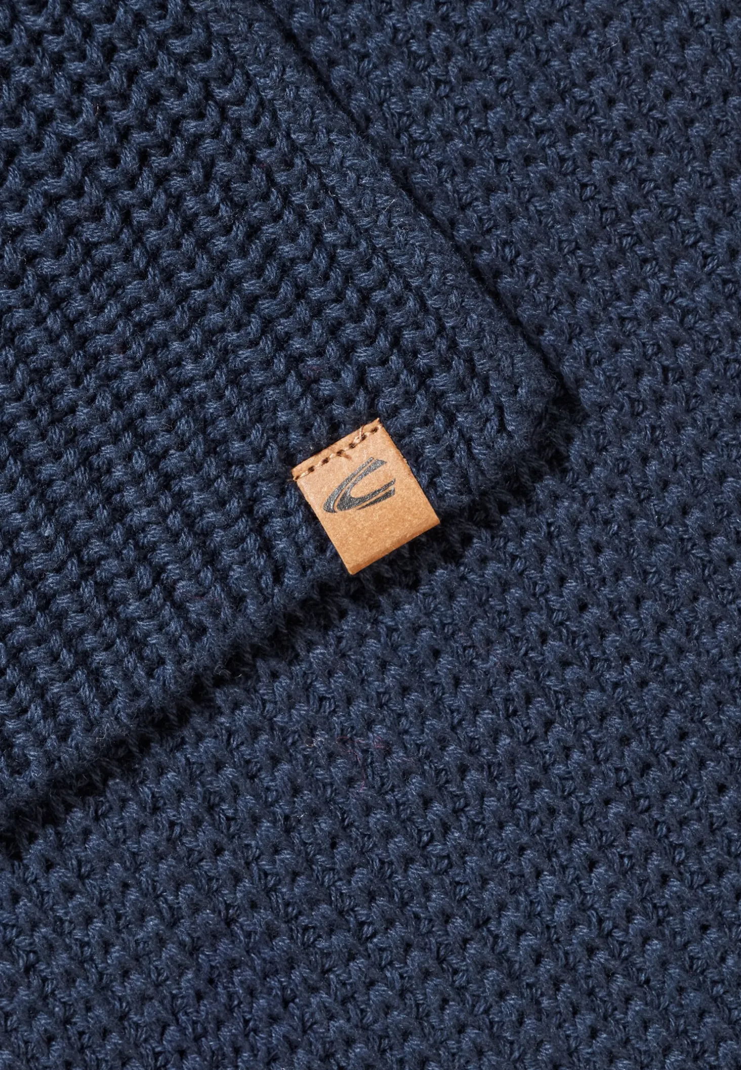 Strickschal aus reiner Baumwolle