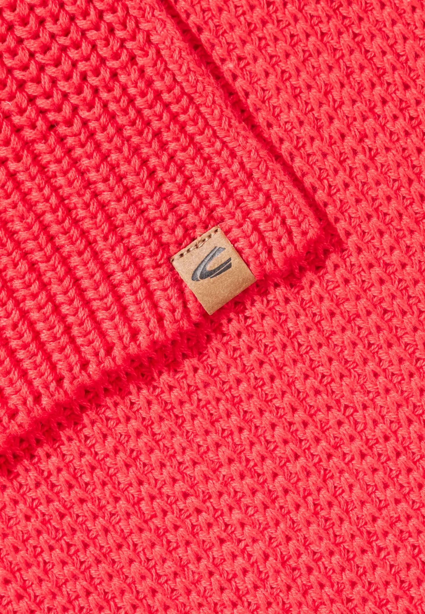 Strickschal aus reiner Baumwolle