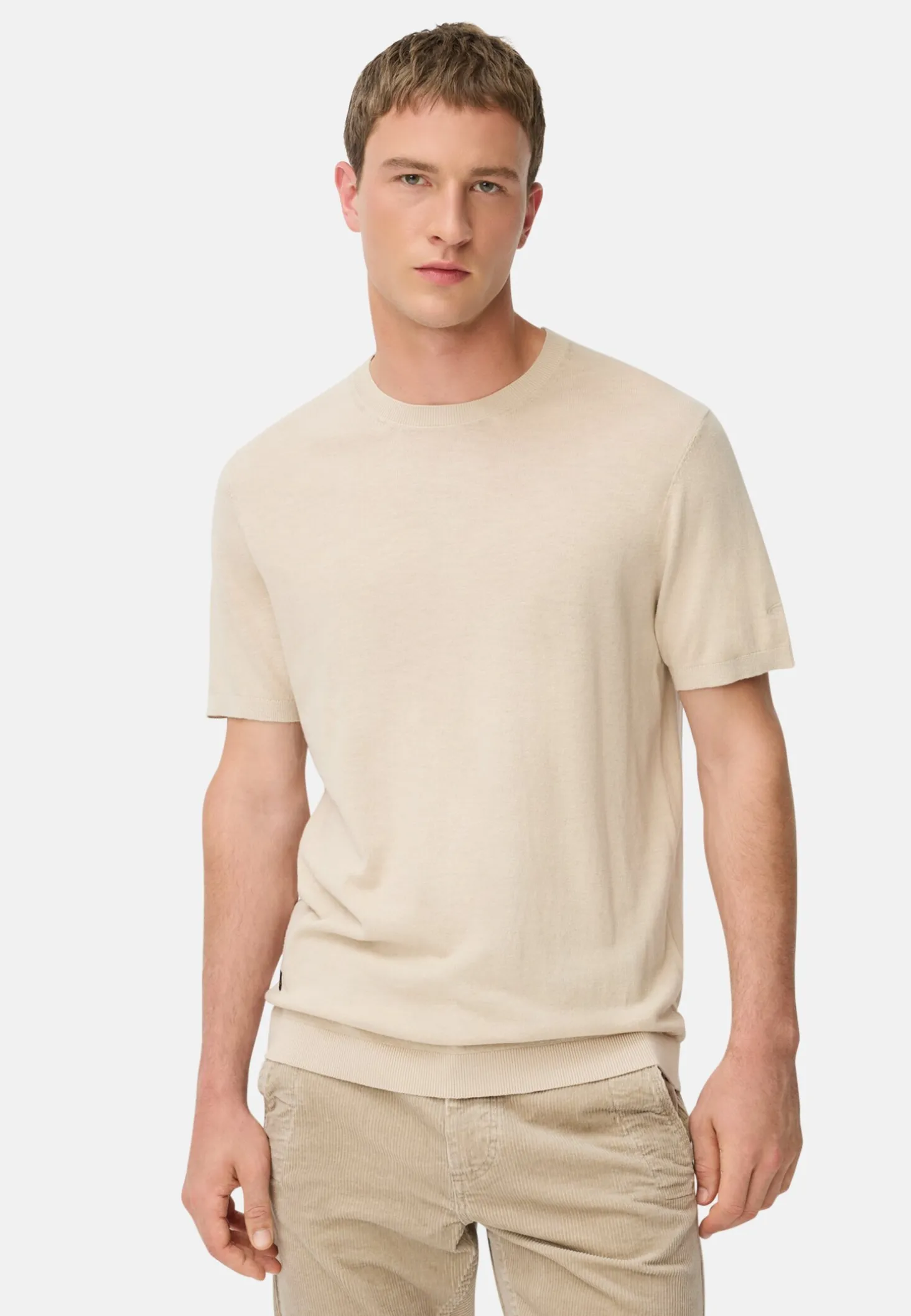 Strickshirt aus reiner Baumwolle