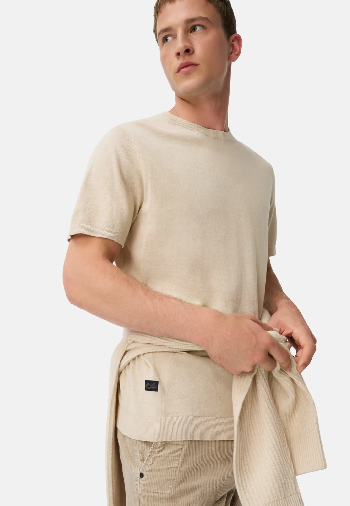 Strickshirt aus reiner Baumwolle