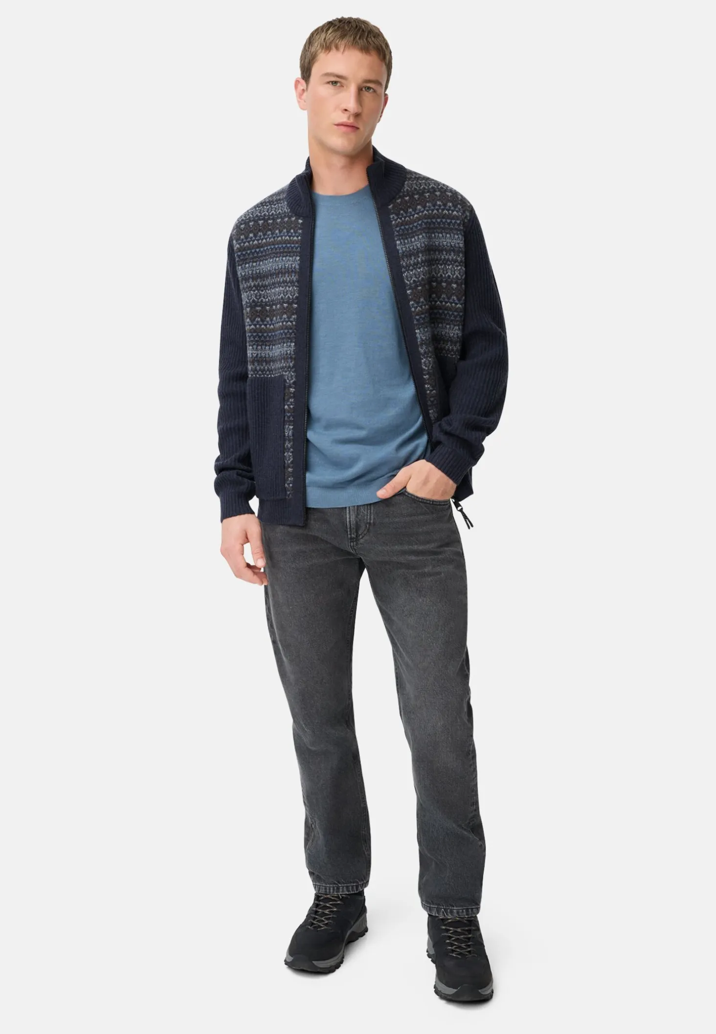 Strickshirt aus reiner Baumwolle