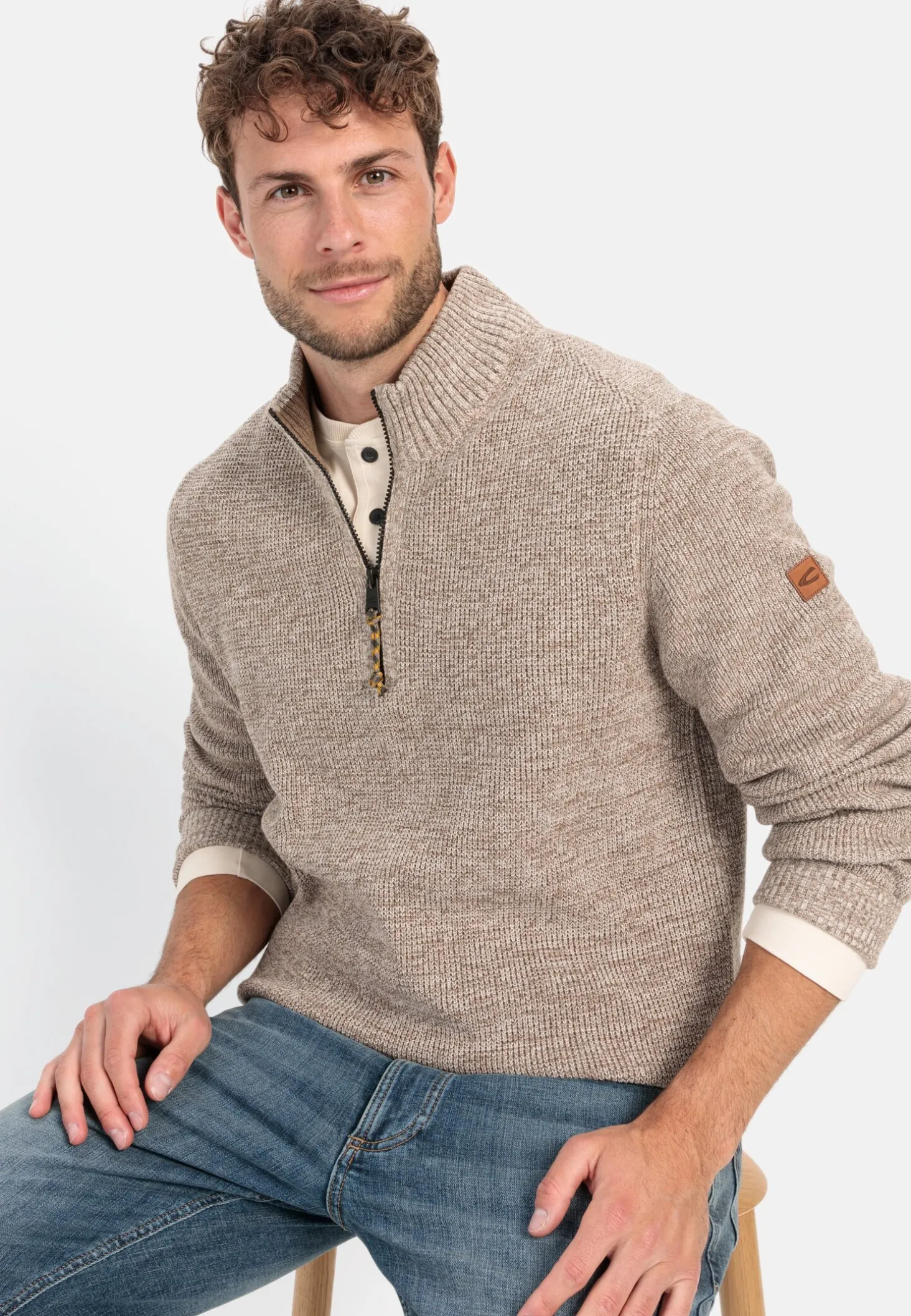 Stricktroyer aus Baumwollmix