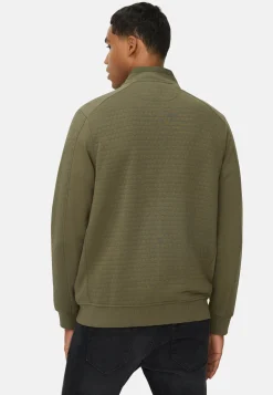 Sweatjacke aus Baumwollmix