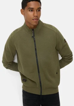 Sweatjacke aus Baumwollmix
