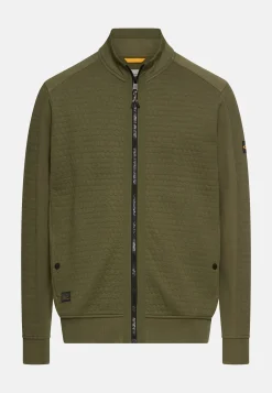 Sweatjacke aus Baumwollmix