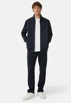 Sweatjacke aus Baumwollmix