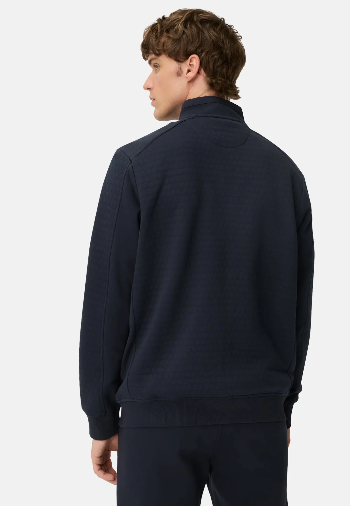 Sweatjacke aus Baumwollmix