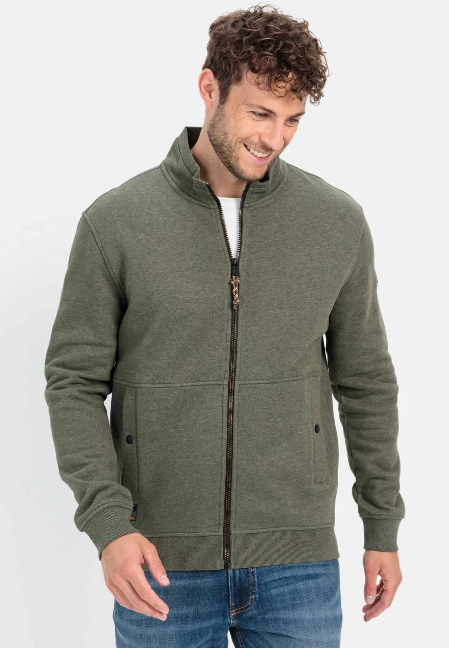 Sweatjacke aus einem Baumwollmix