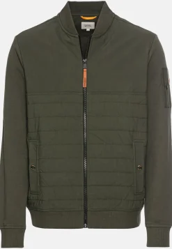 Sweatjacke mit Bomberkragen