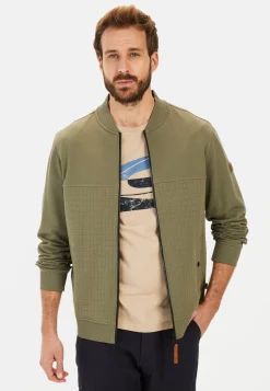 Sweatjacke mit Stehkragen