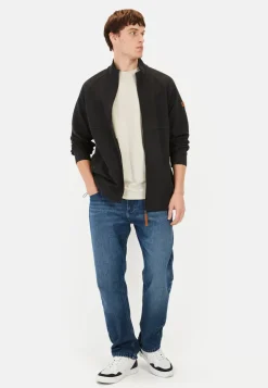 Sweatjacke mit Stehkragen