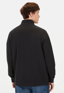 Sweatjacke mit Stehkragen
