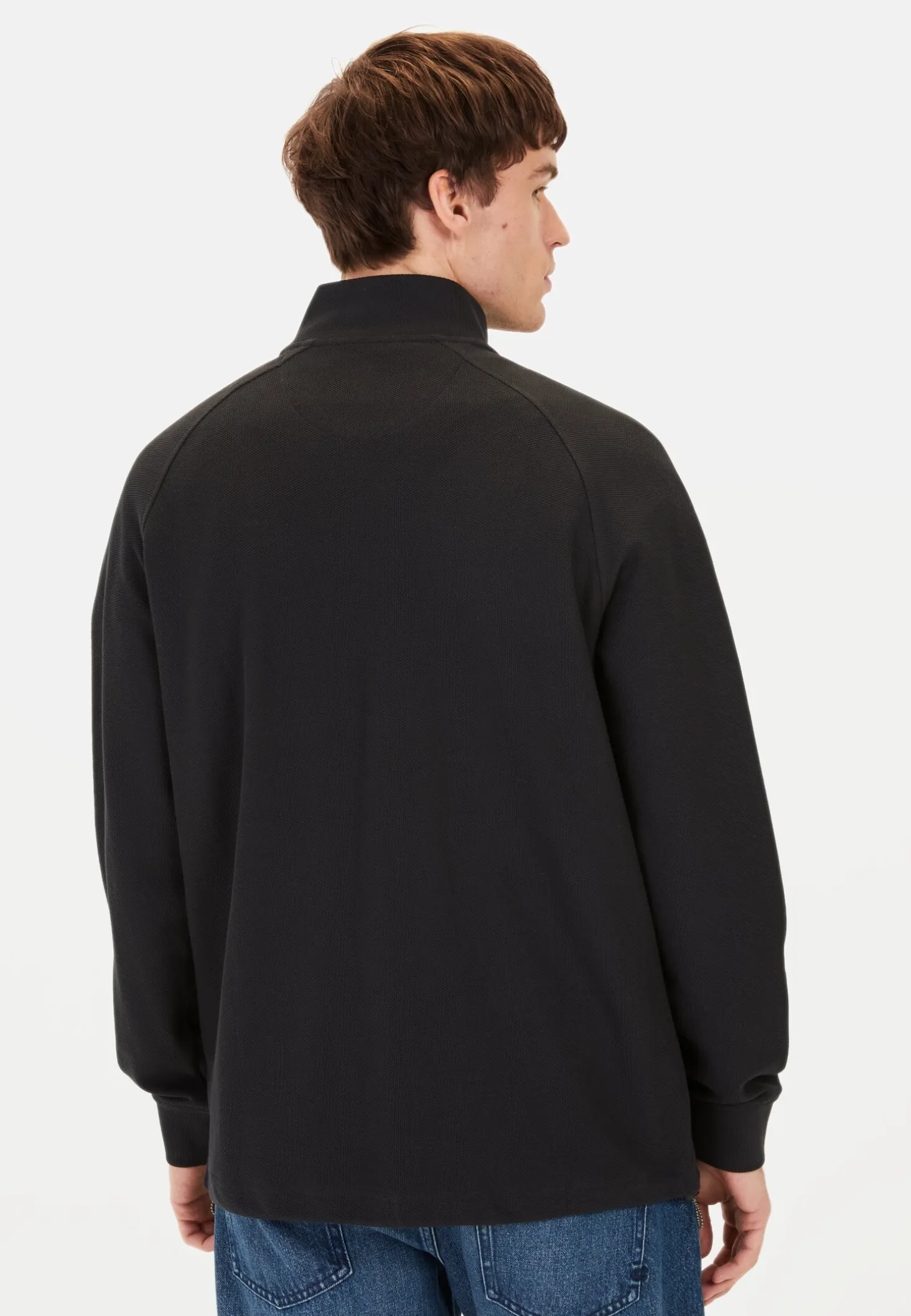 Sweatjacke mit Stehkragen
