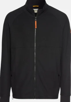 Sweatjacke mit Stehkragen