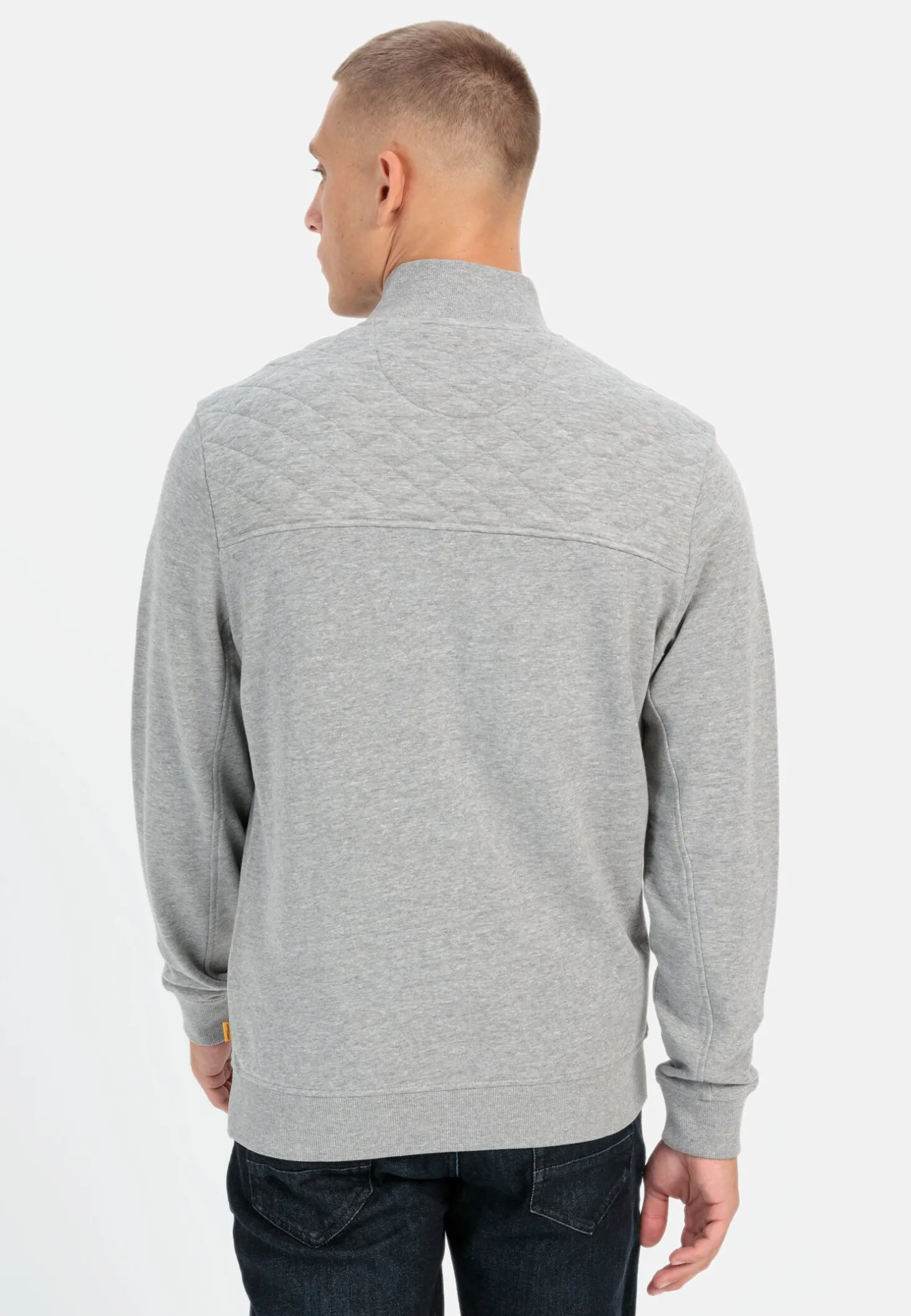 Sweatjacke mit Steppmuster