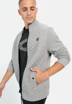 Sweatjacke mit Steppmuster