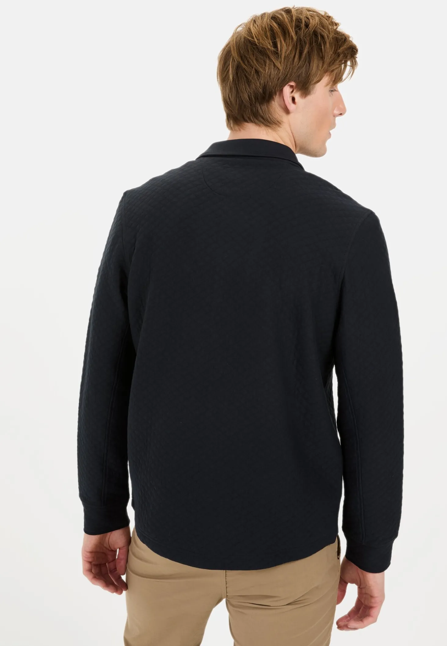 Sweat-Overshirt mit Brusttaschen