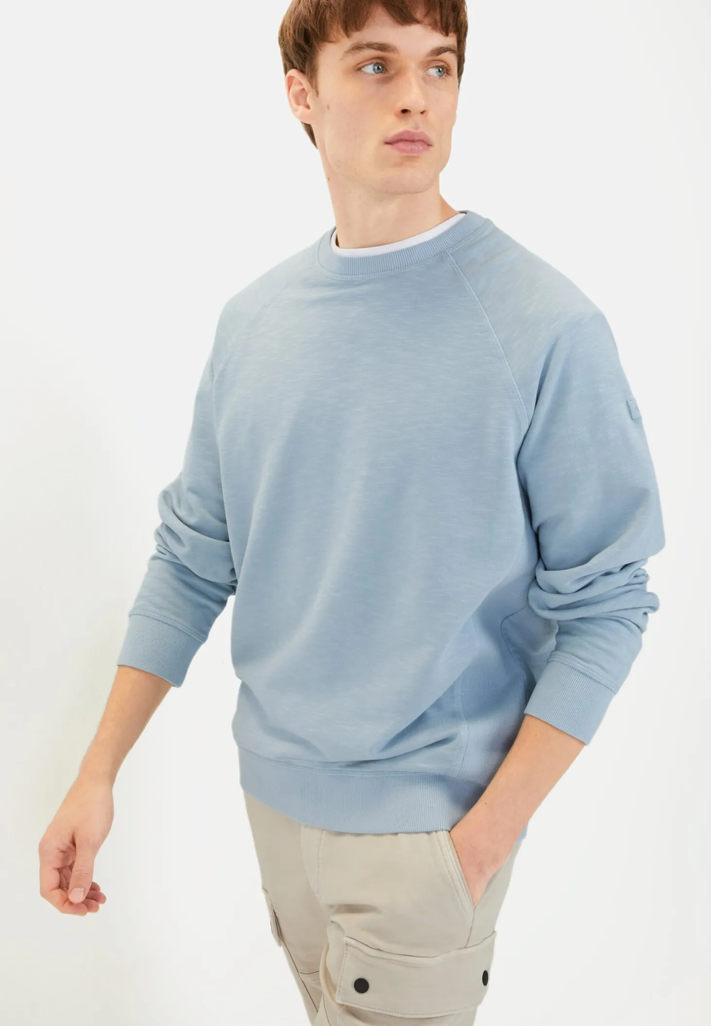 Sweatshirt aus reiner Baumwolle