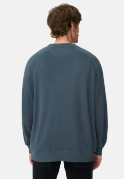 Sweatshirt aus reiner Baumwolle mit Raglanärmeln