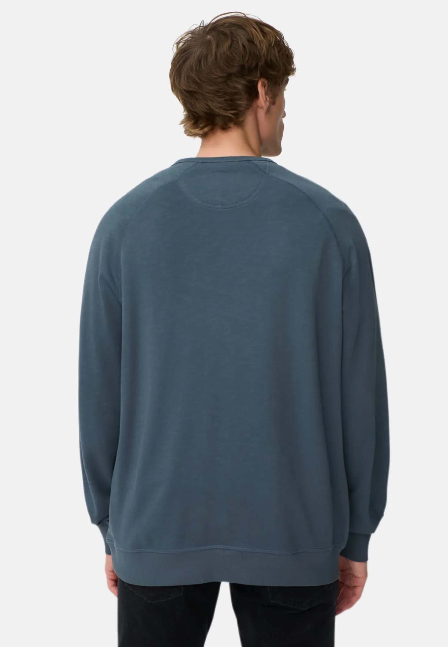 Sweatshirt aus reiner Baumwolle mit Raglanärmeln