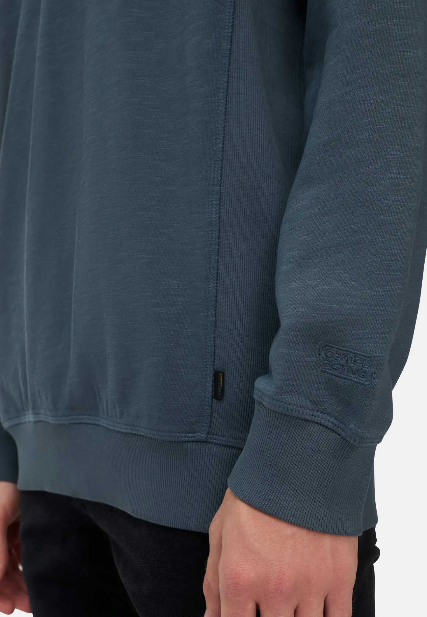 Sweatshirt aus reiner Baumwolle mit Raglanärmeln