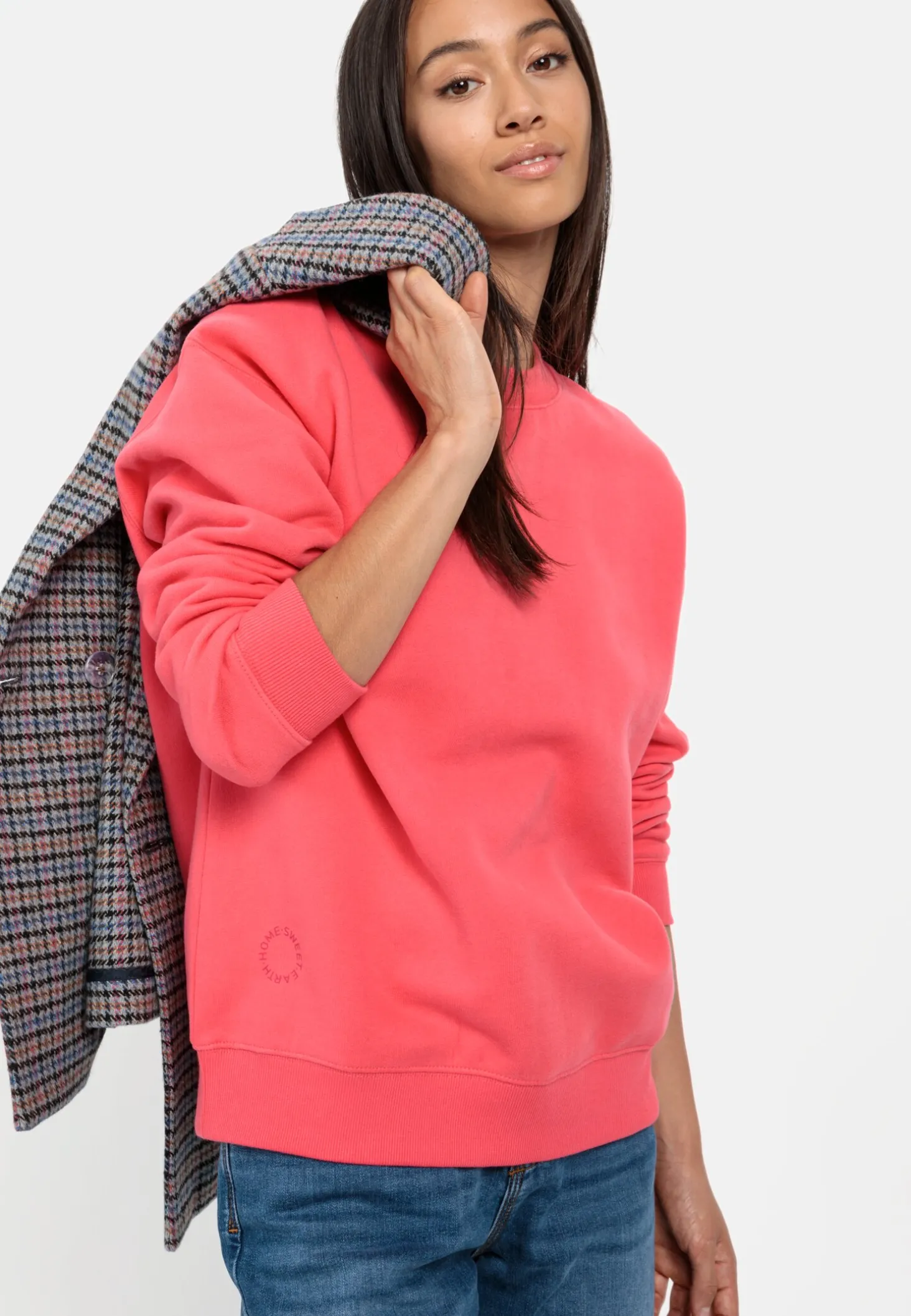 Sweatshirt aus reiner Baumwolle