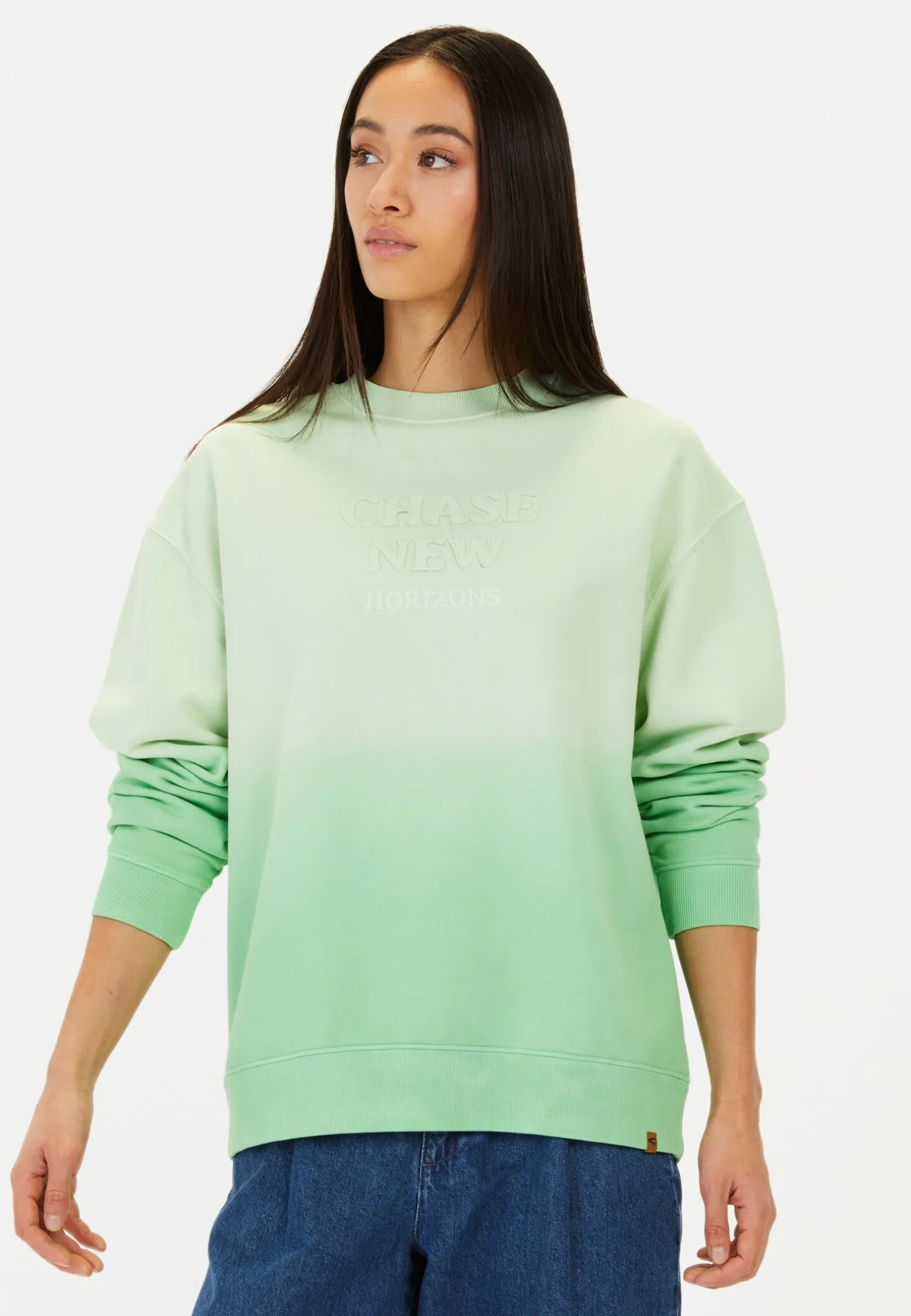 Sweatshirt mit Garment Dye-Effekt
