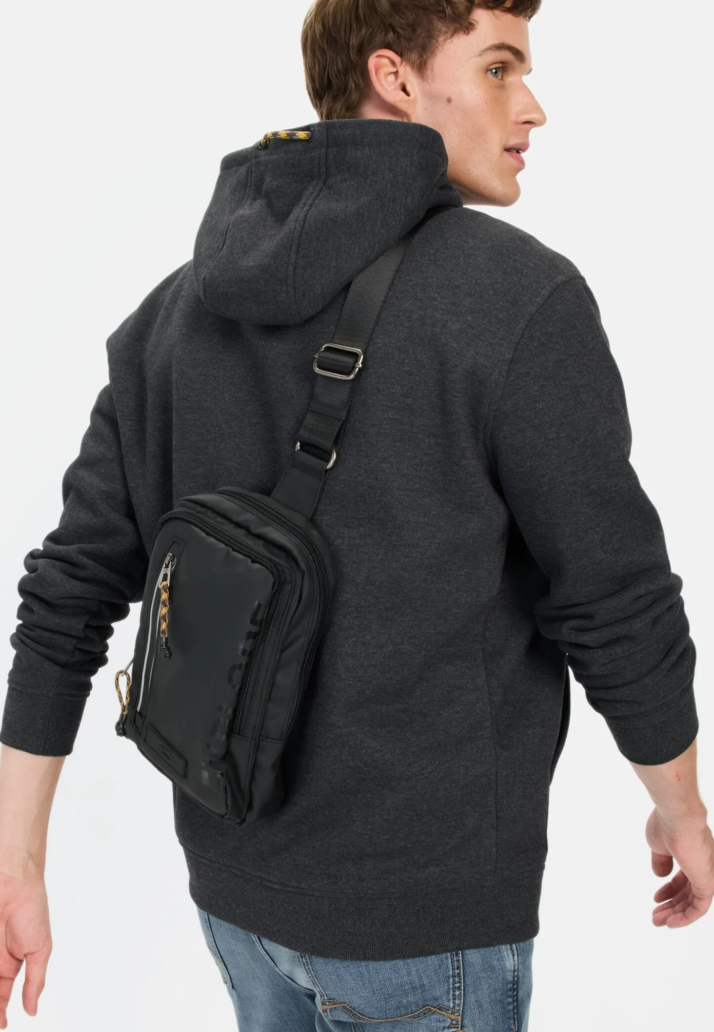 Sweatshirt mit Kapuze aus einem Baumwollmix