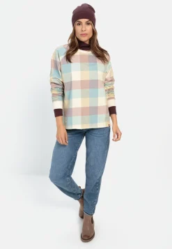 Sweatshirt mit Karomuster