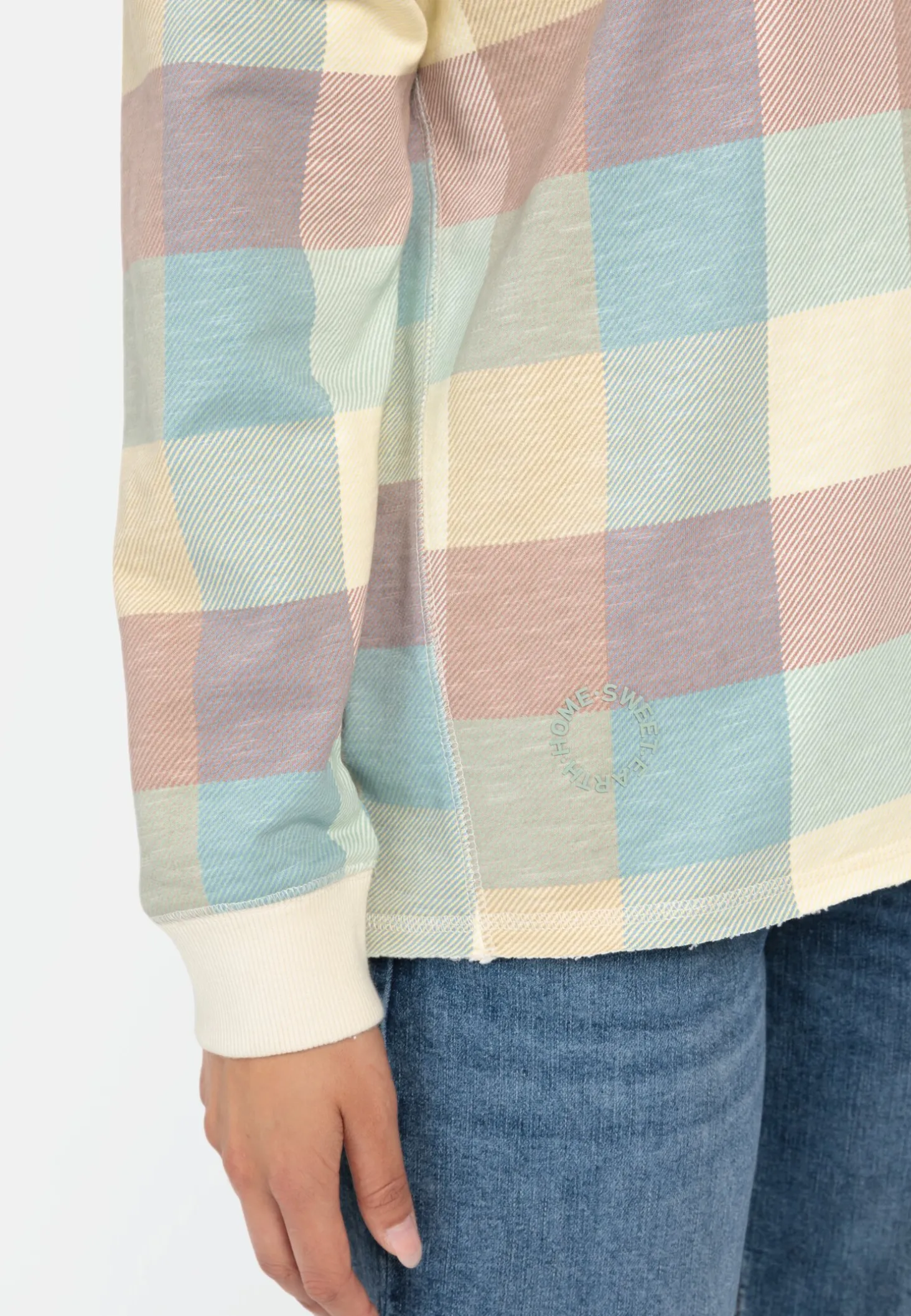 Sweatshirt mit Karomuster