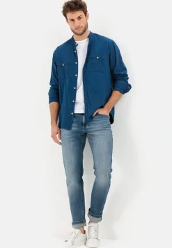 Tapered Fit Jeans mit Smartphone Tasche
