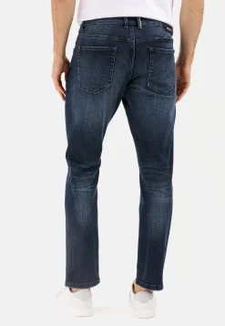 Tapered Fit Selvedge Jeans mit Smartphone Tasche