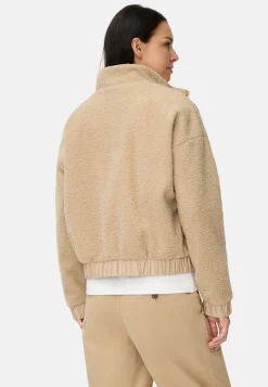 Teddy Blouson mit Stehkragen und 2-Wege-Reißverschluss