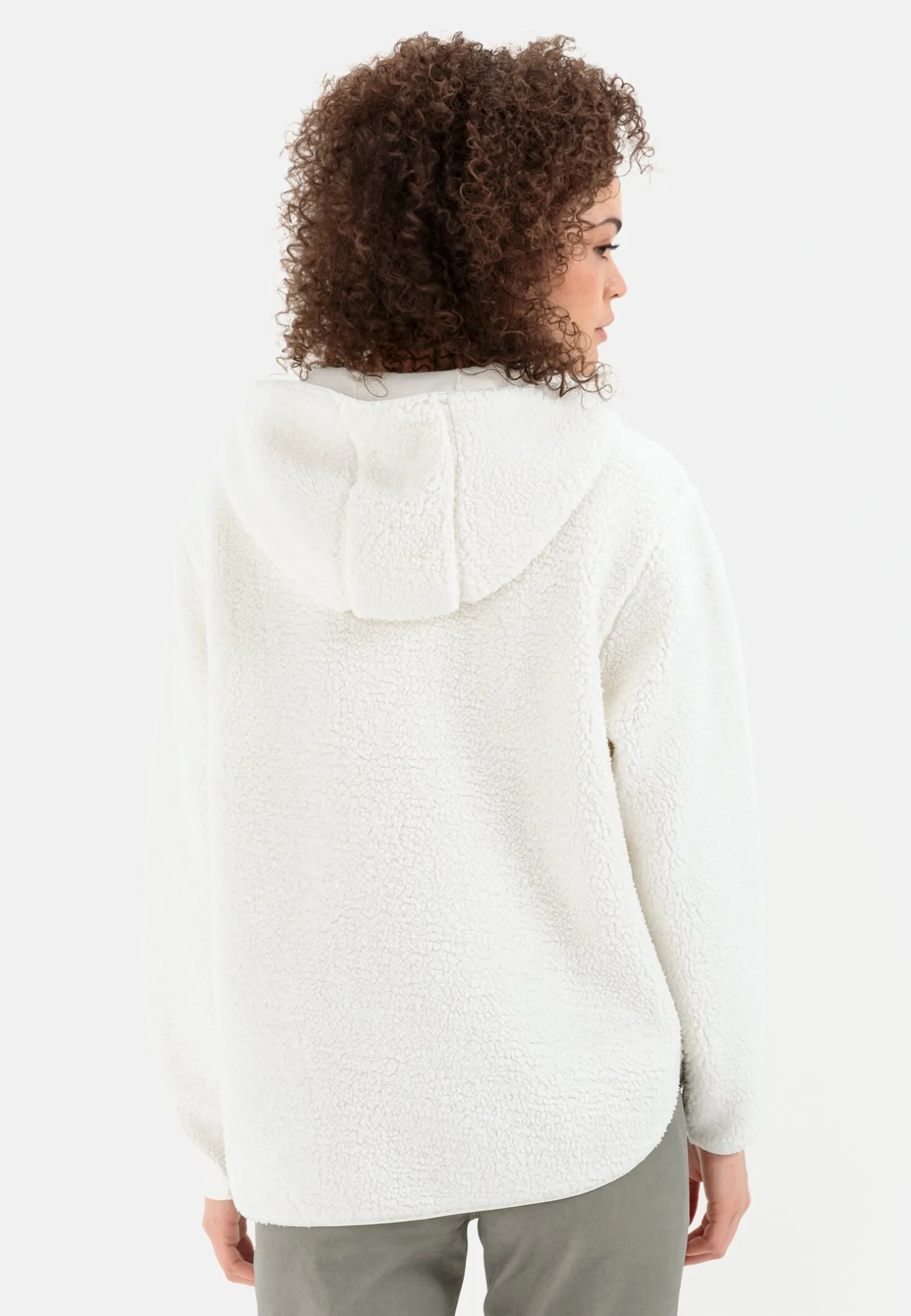 Teddy Sweatshirt mit Kapuze