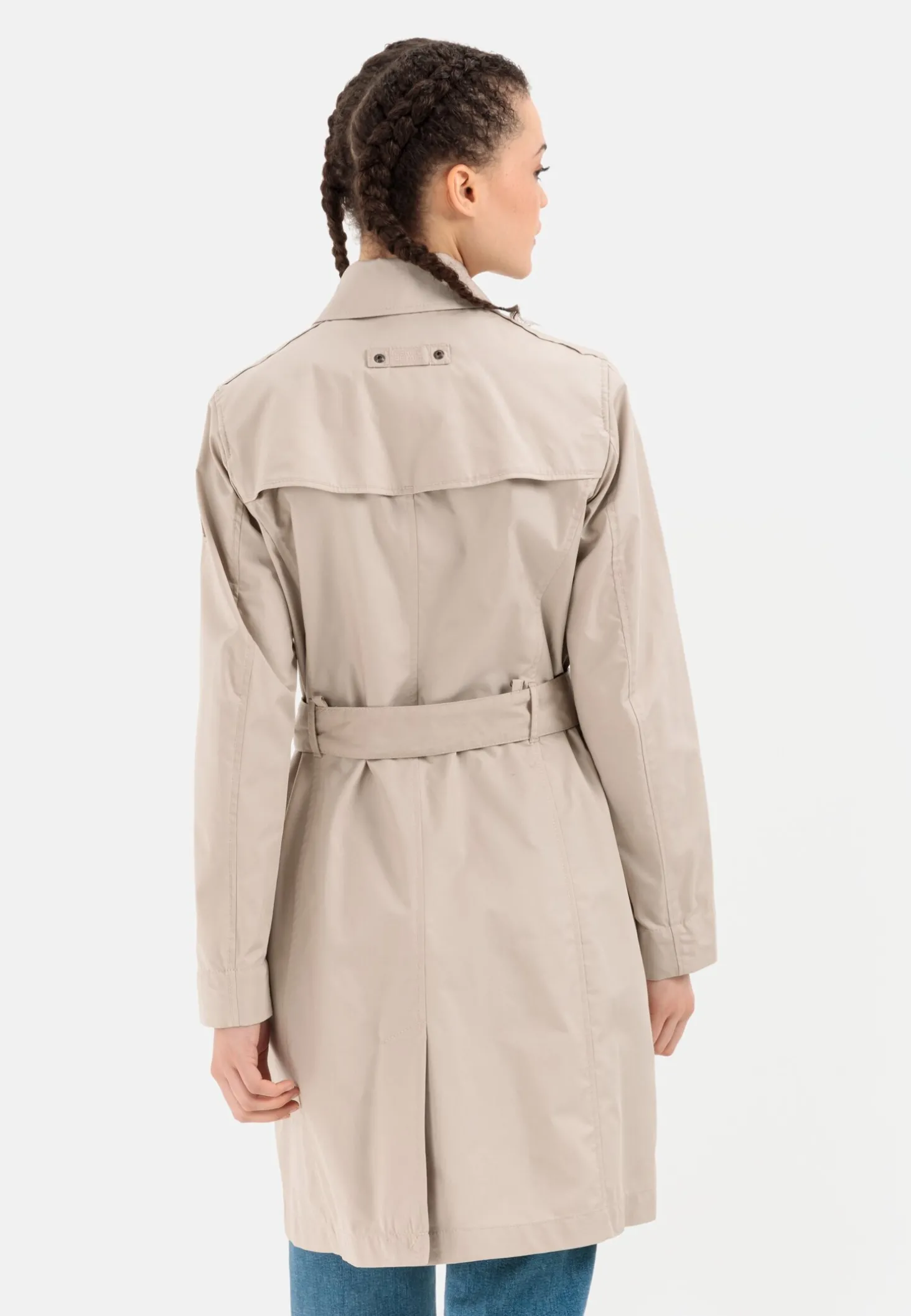 Trenchcoat aus einem Baumwollmix