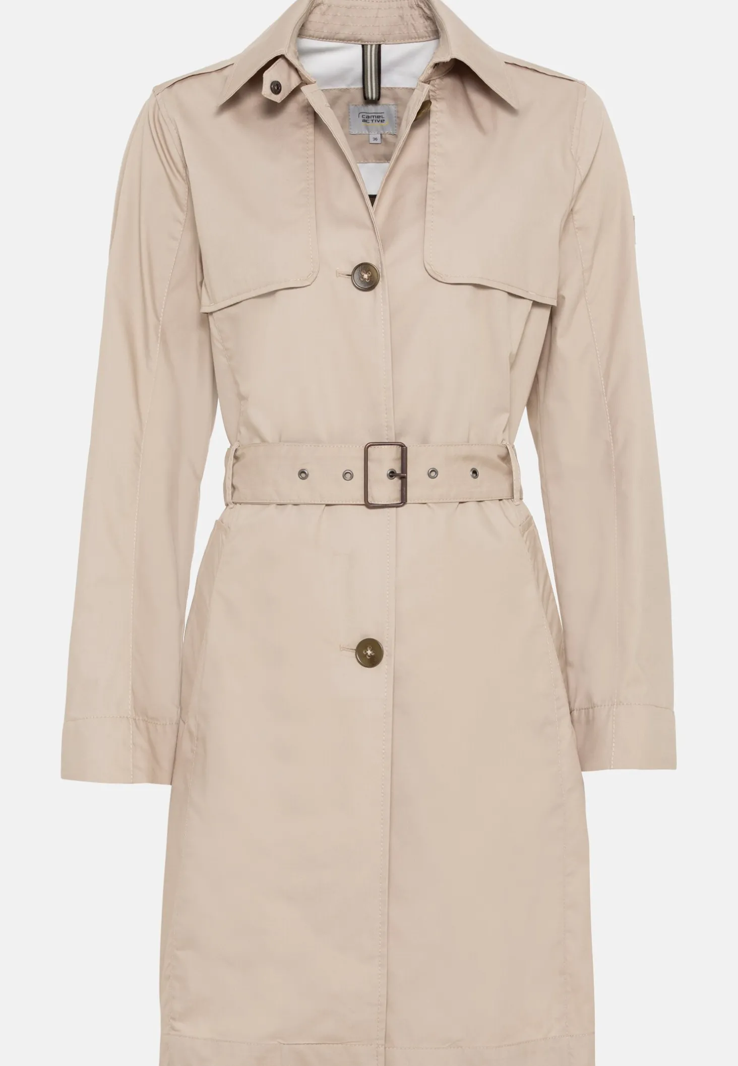 Trenchcoat aus einem Baumwollmix