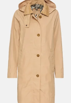 Trenchcoat aus gewachster Baumwolle