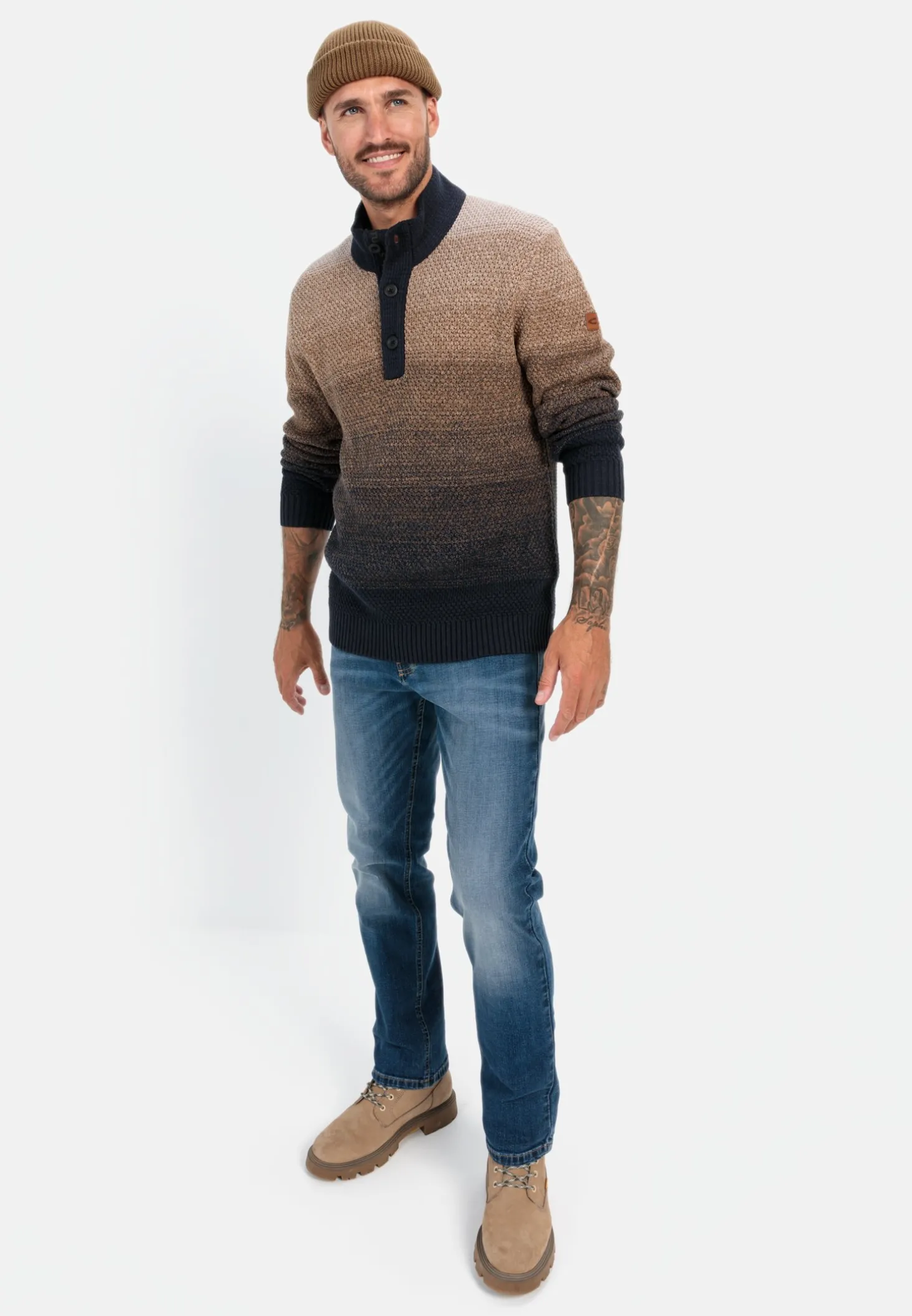 Troyer Pullover aus einem Baumwollmix
