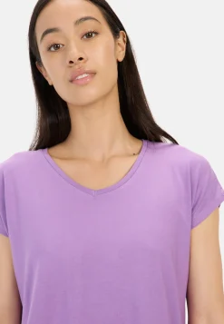 T-Shirt aus elastischer Viskose
