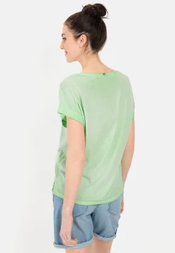 T-Shirt aus softem Modal-Baumwollmix