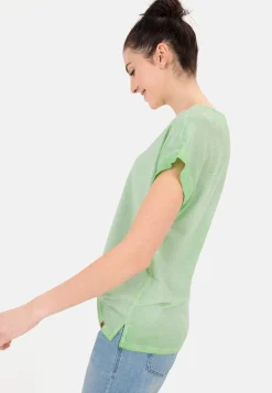 T-Shirt aus softem Modal-Baumwollmix