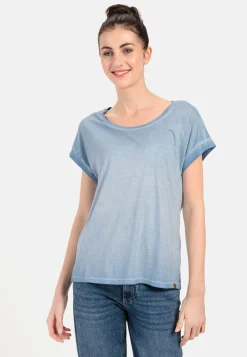 T-Shirt aus softem Modal-Baumwollmix