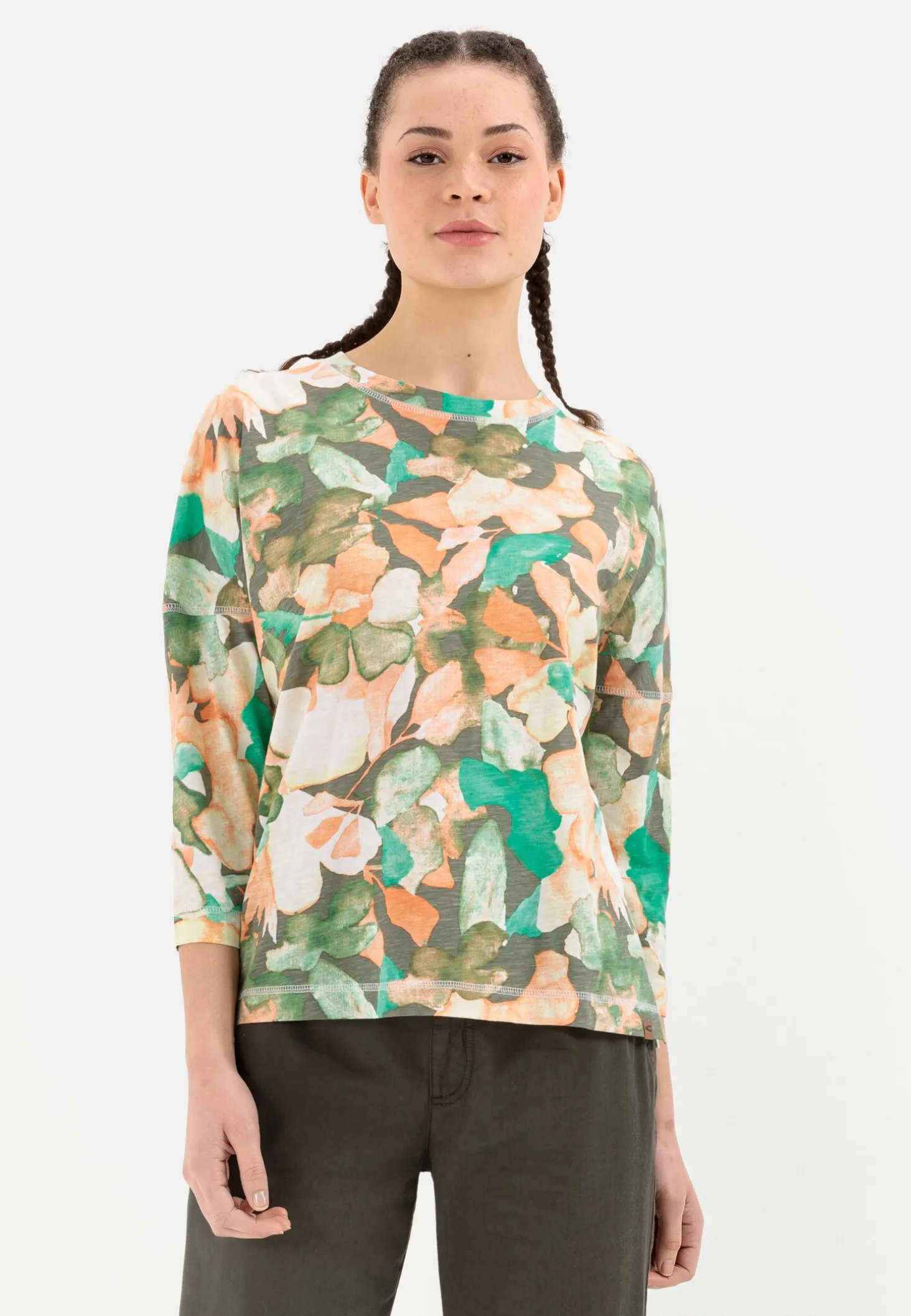 T-Shirt mit Allover-Print aus Organic Cotton