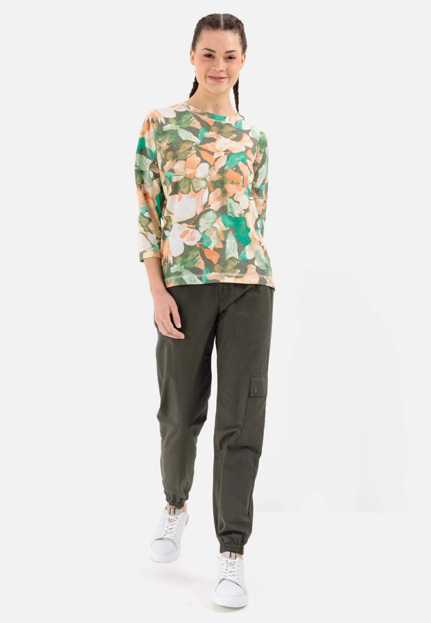 T-Shirt mit Allover-Print aus Organic Cotton