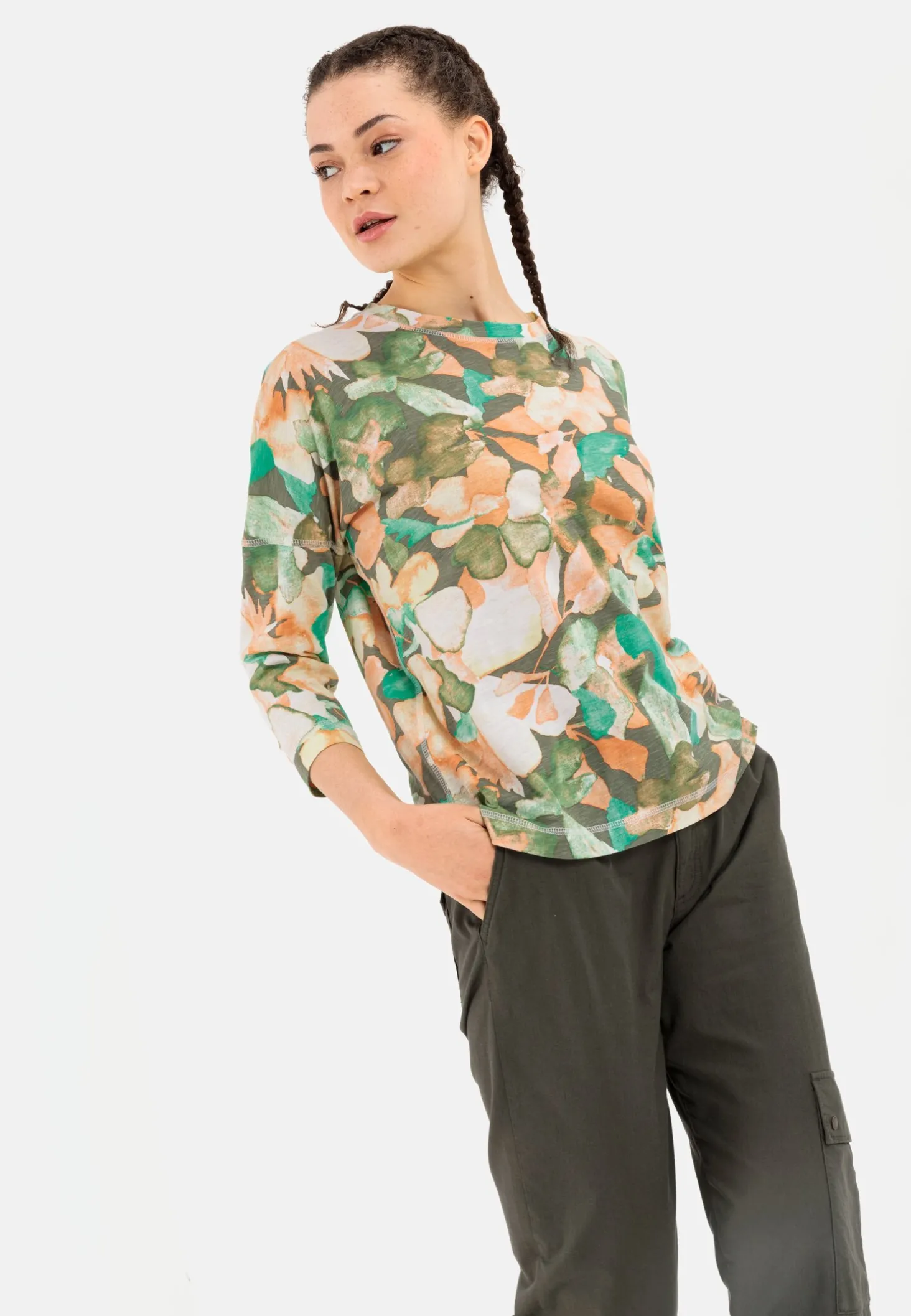 T-Shirt mit Allover-Print aus Organic Cotton