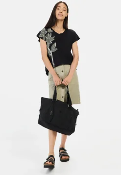 T-Shirt mit Blumenprint aus Baumwolle