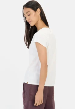 T-Shirt mit Blumenprint aus Baumwolle